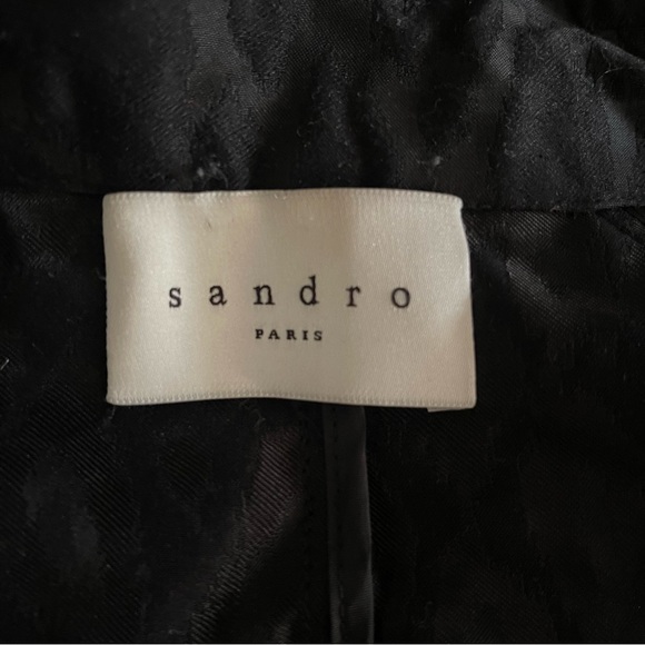 Sandro Paris Leopard Animal Print Jacket/coat Size 40 USA L - Picture 12 of 13